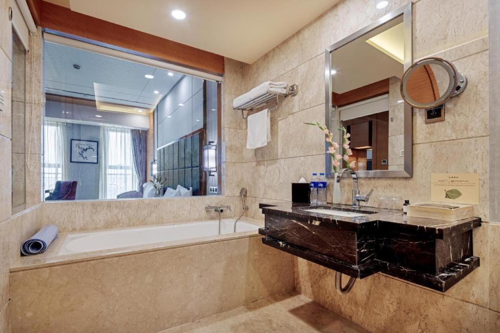 Gardenview Hotel Şanghay Dış mekan fotoğraf